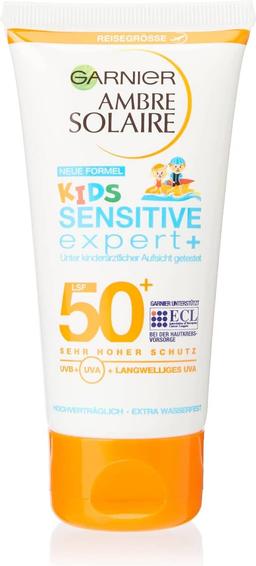 Garnier Ambre Solaire SPF 50+ solskydd för barn 50 ml