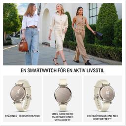 Garmin Lily 2 smartwatch - cream gold