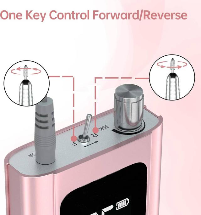 Delanie Professional 35000RPM elektrisk nagelfil