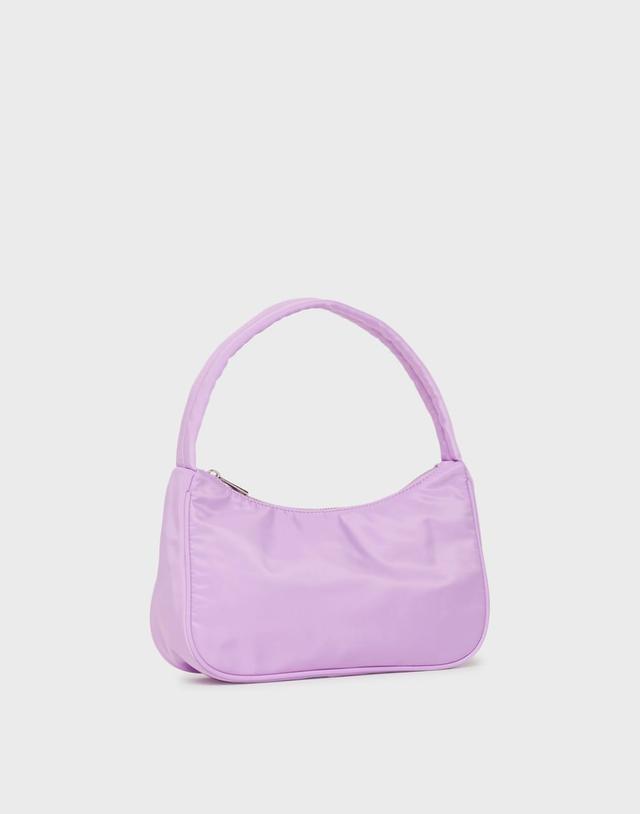Nelly Nylon Handbag in Purple
