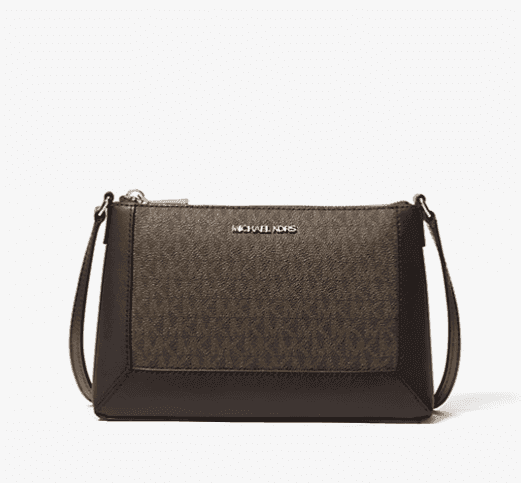 Michael Kors Sallie Medium Signature Logo Crossbody Bag