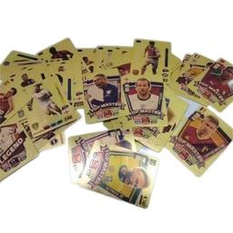 50-pack Roliga Fotbollsguldkort för Barn