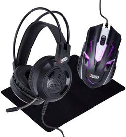 3-in-1 Gaming Kit: Headset, Mouse & Mat