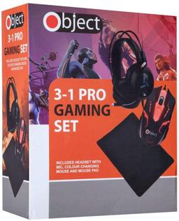 3-in-1 Gaming Kit: Headset, Mouse & Mat