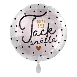 Folieballong "Tack Snälla" - Festdekoration