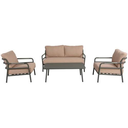 Brafab Nordic Green Pipe Lounge Set.