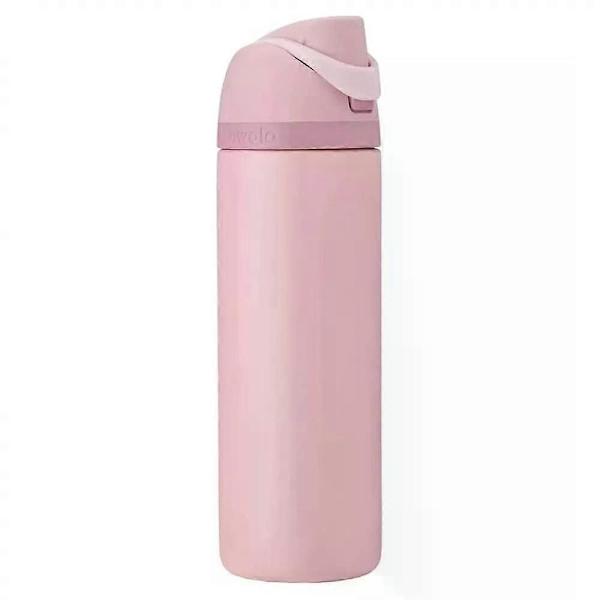 Owala FreeSip 24/32oz Rostfritt Stålflaska - Rosa Kvarts