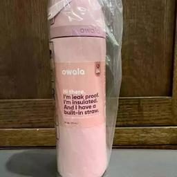 Owala FreeSip 24/32oz Rostfritt Stålflaska - Rosa Kvarts
