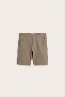 Herr Stretchiga Chinos Shorts - Brun