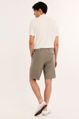 Herr Stretchiga Chinos Shorts - Brun