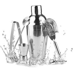 Cocktail Shaker Set - Rostfritt Stål, 5 Delar