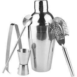 Cocktail Shaker Set - Rostfritt Stål, 5 Delar