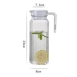 2-pack Vattenkannor med Lock - Spillfri, Transparent