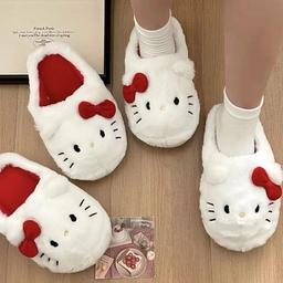 Sanrio Hello Kitty Plush Slippers 38-39