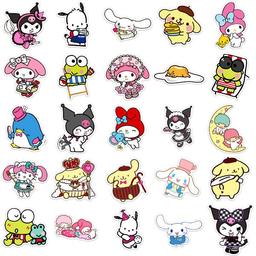 Set med 20 Husdjursklistermärken - Sanrio Karaktärer