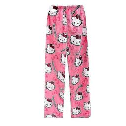 Kawaii Hello Kitty Flanell Pyjamasbyxor för Kvinnor