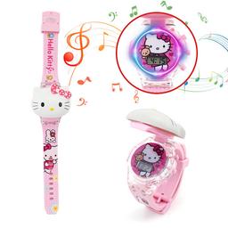 Barns Frysta Tecknade Hello Kitty Klocka
