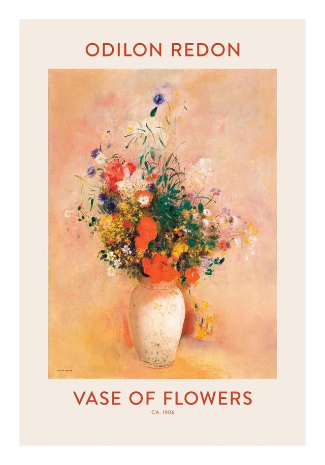 Odilon Redon Vase of Flowers Classic Art Poster