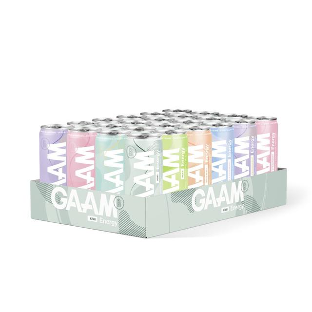 24-Pack GAAM Energy 330 ml mix.