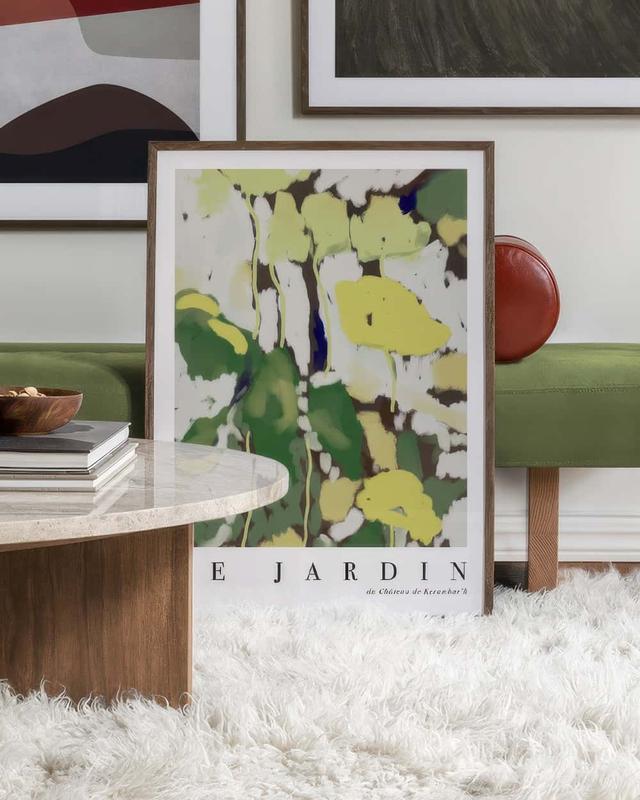Le Jardin No10 – Green Garden Poster