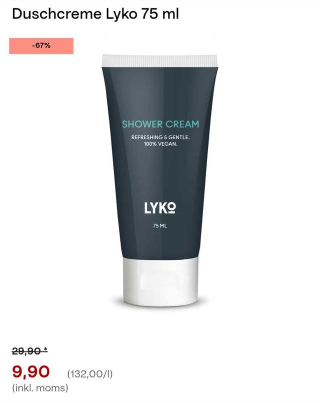 Lyko Duschcreme 75 ml