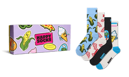 4-Pack Vibrant Summer Corny Socks Set