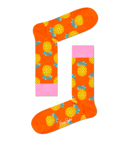 4-Pack Pink Banana Patterned Socks Gift