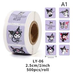 Set om 20 Karaktärsklistermärken - Sanrio Familj