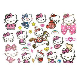 Hello Kitty Barn Tatueringar, 14 Motiv