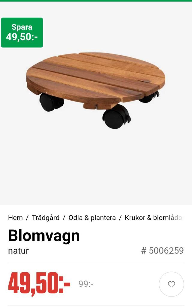 Blomvagn Natur
