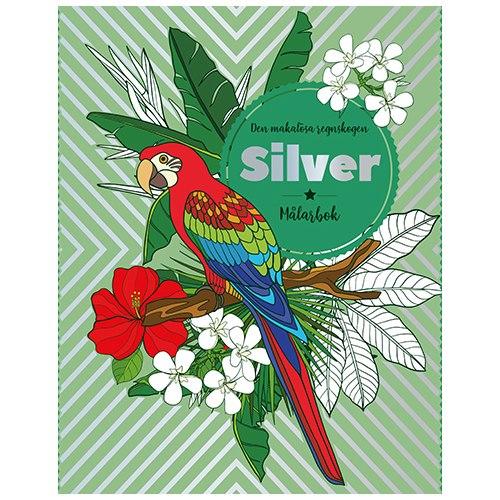 Den Makalösa Regnskogen: Silver Målarbok