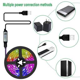 15m RGB LED-Remsor Musiksynk Appstyrning