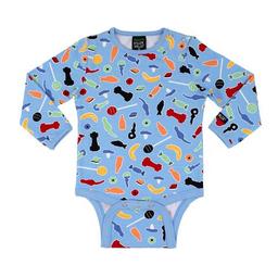 CANDY ROSE Långärmad Barnbody | Villervalla