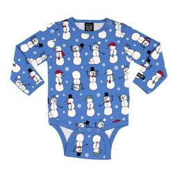 Långärmad Barnbody SNOWMAN SALSA - Villervalla