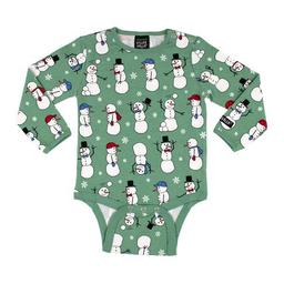 Långärmad Barnbody SNOWMAN SALSA - Villervalla