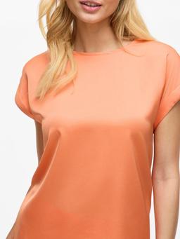 VIELLETTE Rosa Kortärmad Topp - VILA