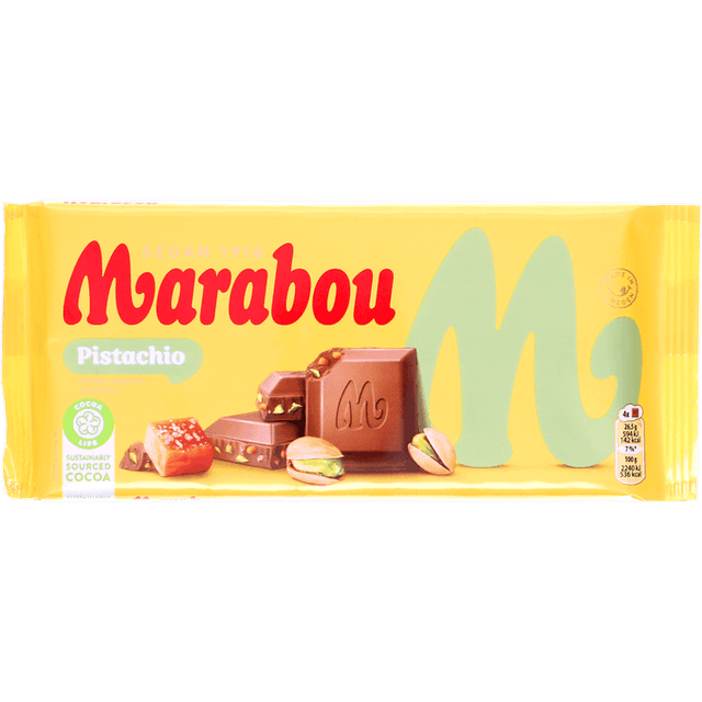Marabou Mjölkchoklad Pistachio 185g 63% rabatt 70kr