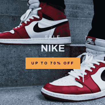 Upp till 70 % rabatt på Nike hos Brandosa