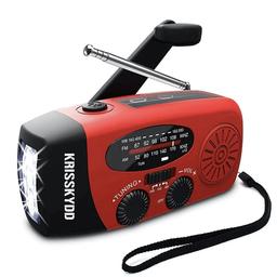 Nödradio med Vev, Solceller & Powerbank