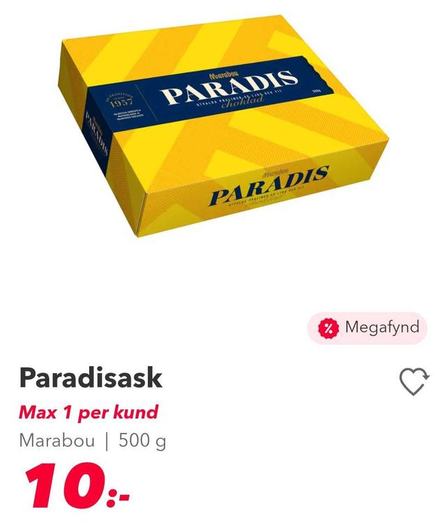 Marabou Paradisask 500g 
