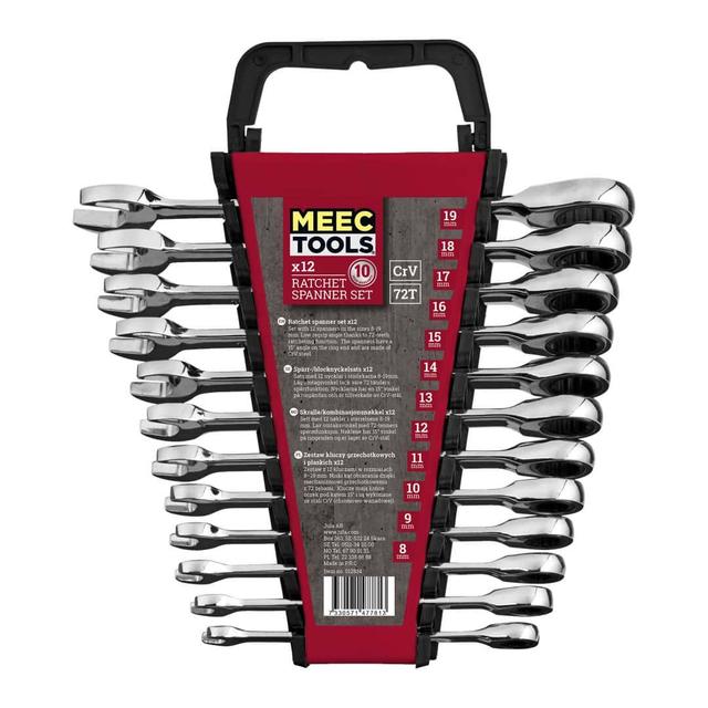 12-delars Spärr- och Blocknyckelsats Meec Tools