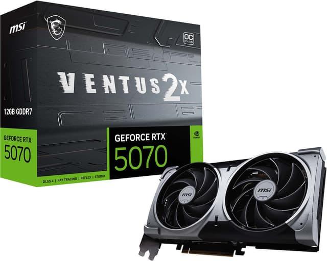 MSI GeForce RTX 5070 12G VENTUS OC Graphics Card