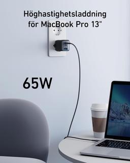 Anker Nano II 65W 3-Port USB-C Fast Charger