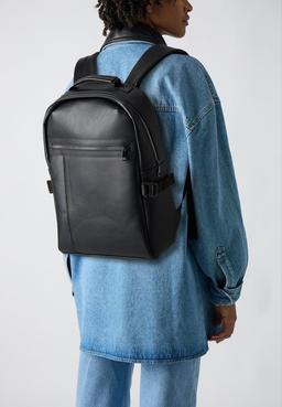 Pier One unisex svart ryggsäck