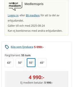 Andersson 55" QLED 4K UHD Television