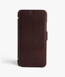 iPhone 11 Pro Max Lizard Brown Wallet Case