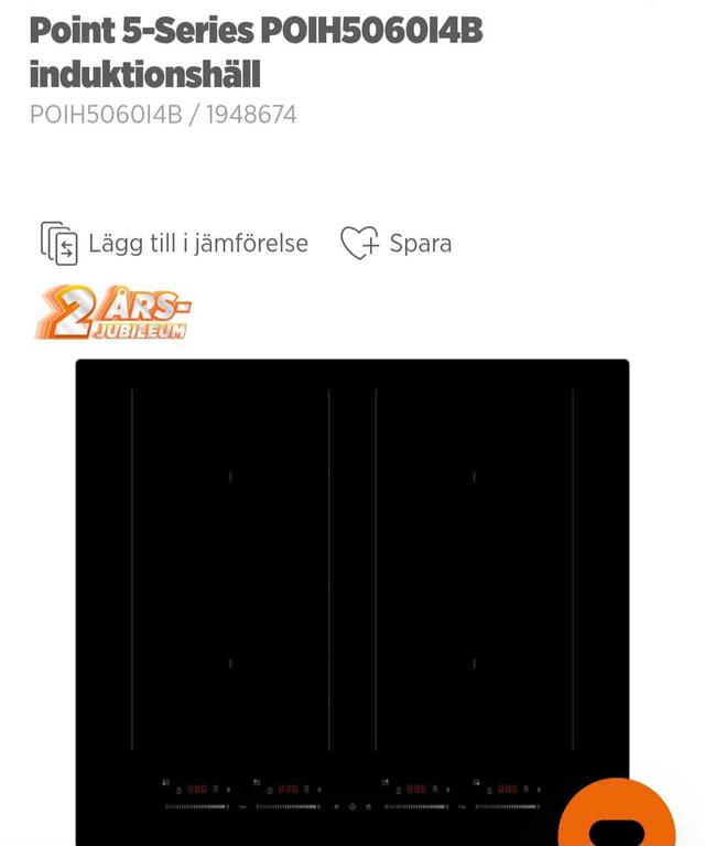 Point 5-Series POIH5060I4B Induktionshäll