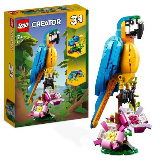 LEGO Creator Exotisk Papegoja 31136 - 253-delars Byggset