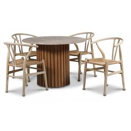 Brandon Whitewash Matstol - 41 % Off