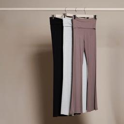 Classic High-Waisted Flared Dress Pants